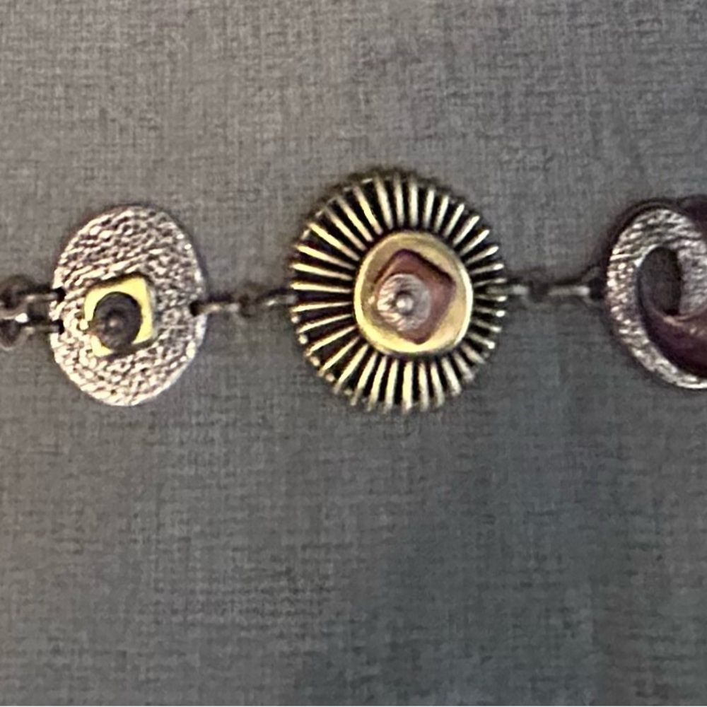 Chico's Gold and Silver Statement belt - Picture 2 of 5